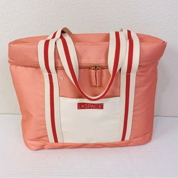L*Space Coastal Coral Insulated Cooler 16” x 13” x 6” - Picture 1 of 5